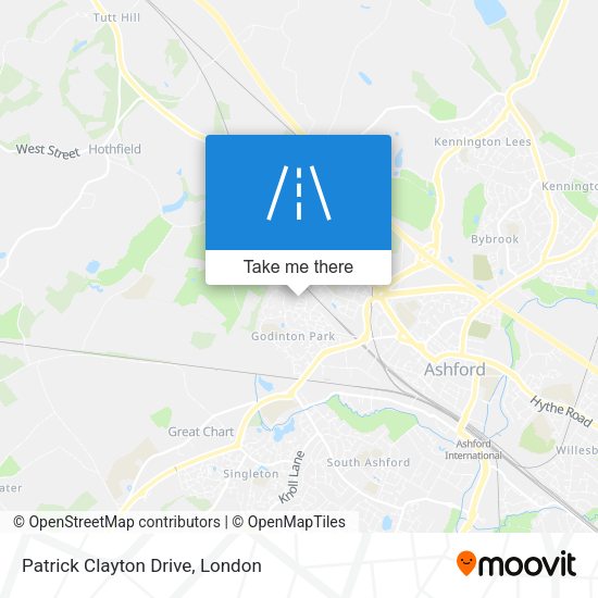 Patrick Clayton Drive map
