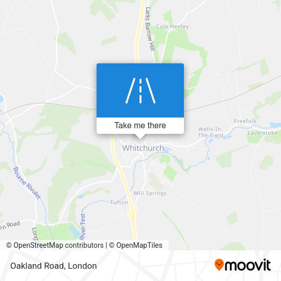 Oakland Road map