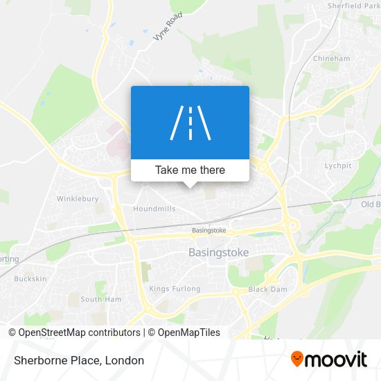 Sherborne Place map