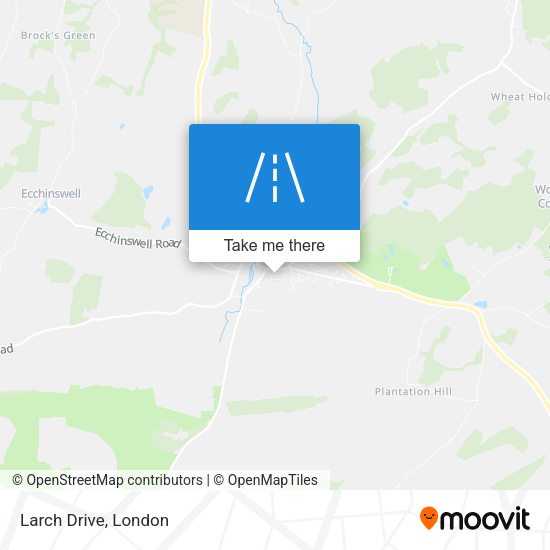 Larch Drive map