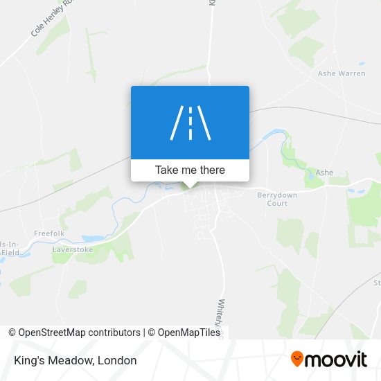 King's Meadow map