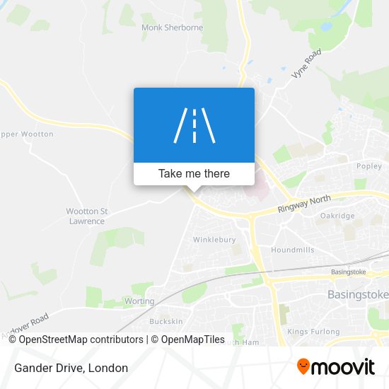 Gander Drive map