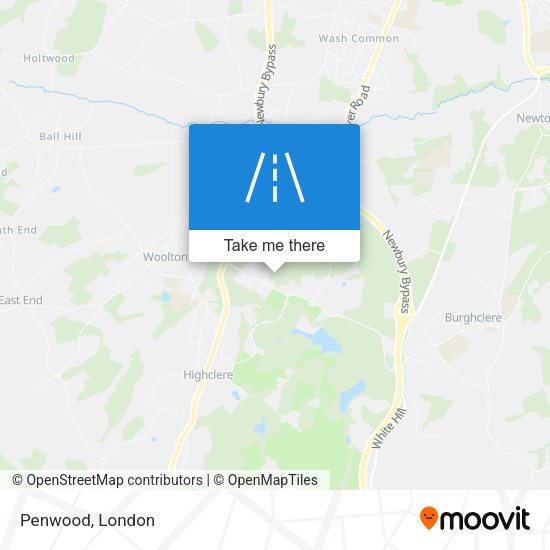 Penwood map