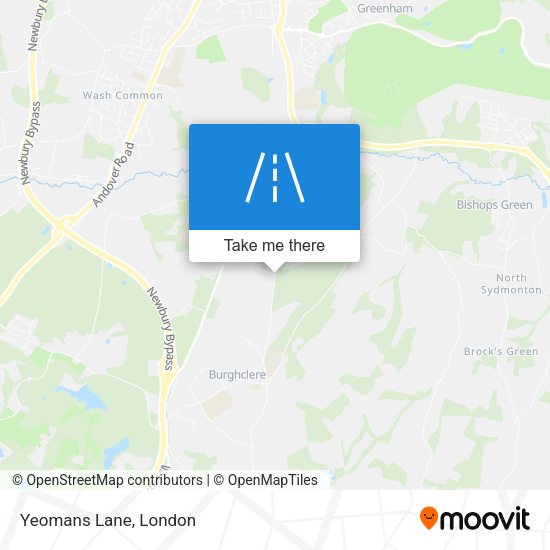 Yeomans Lane map