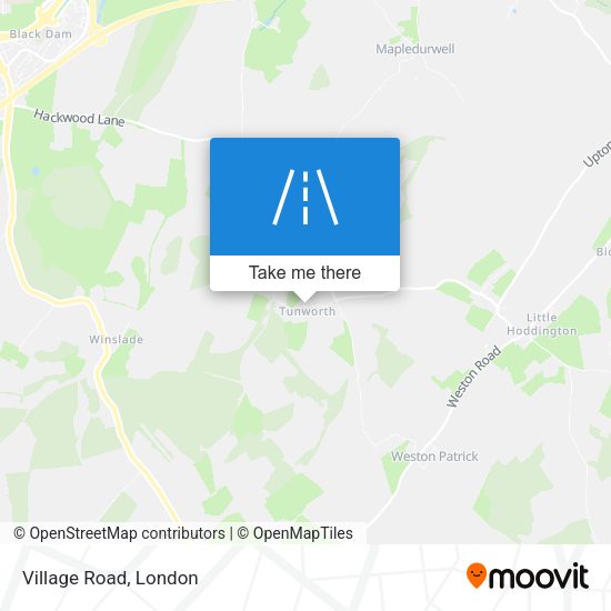 Village Road map