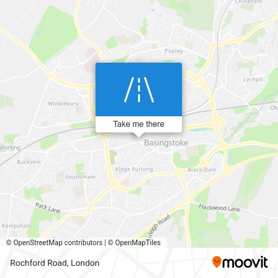 Rochford Road map