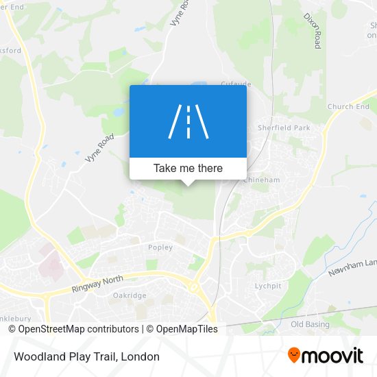Woodland Play Trail map