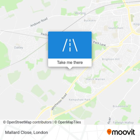 Mallard Close map