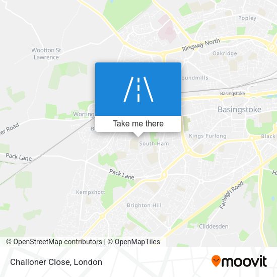Challoner Close map