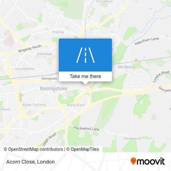 Acorn Close map