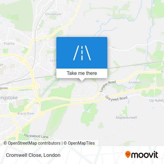 Cromwell Close map