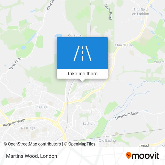 Martins Wood map