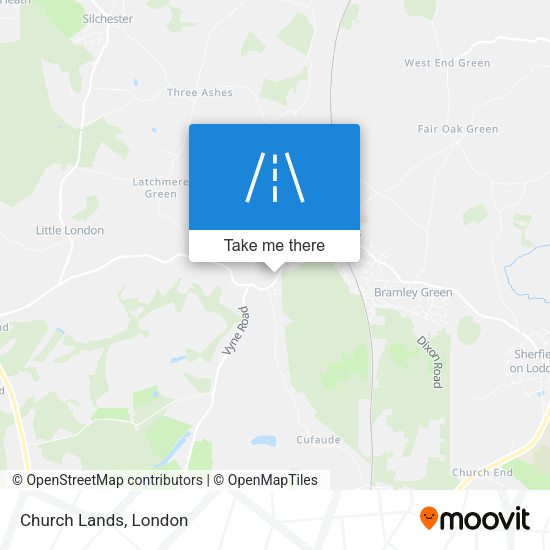 Church Lands map