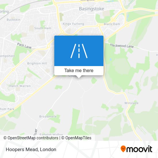 Hoopers Mead map