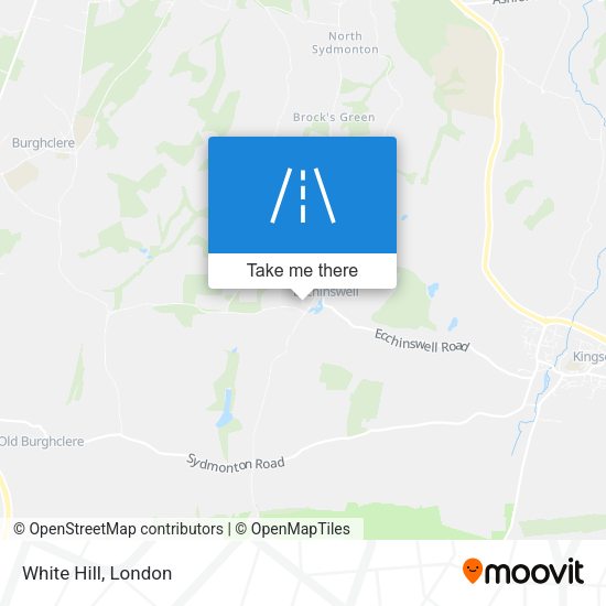 White Hill map