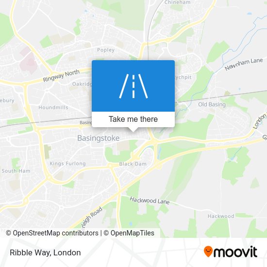 Ribble Way map