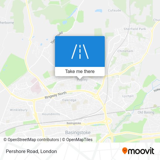 Pershore Road map