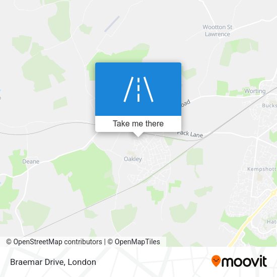 Braemar Drive map