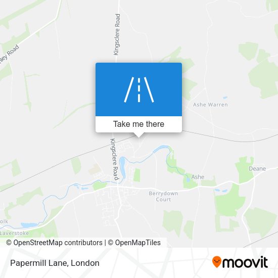 Papermill Lane map
