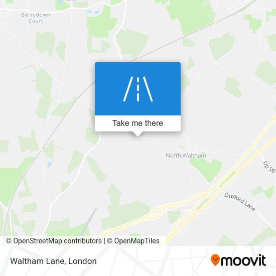 Waltham Lane map
