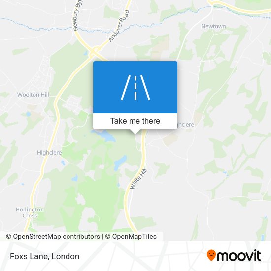 Foxs Lane map