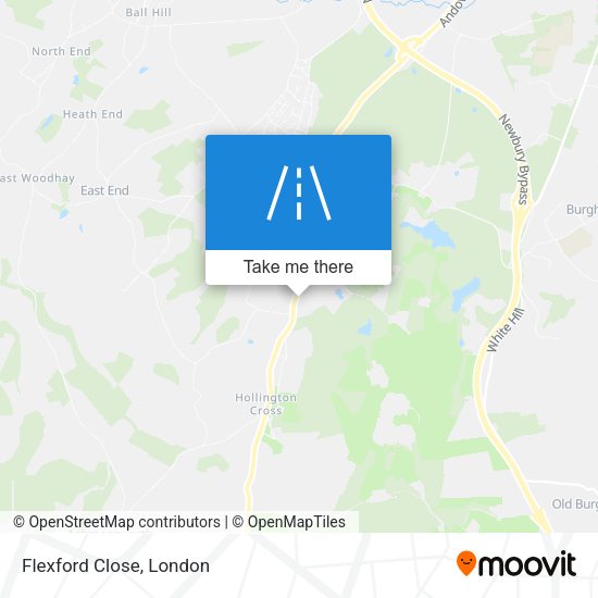 Flexford Close map