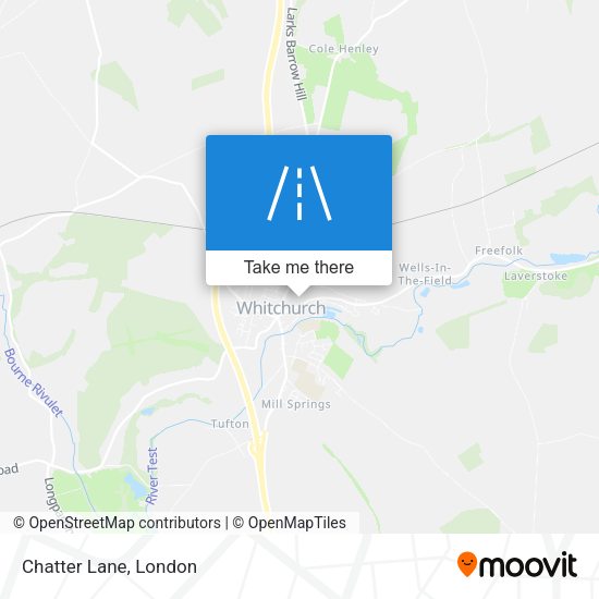 Chatter Lane map