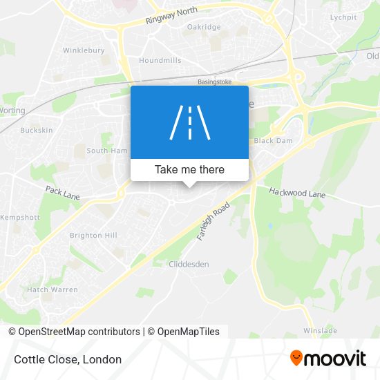 Cottle Close map