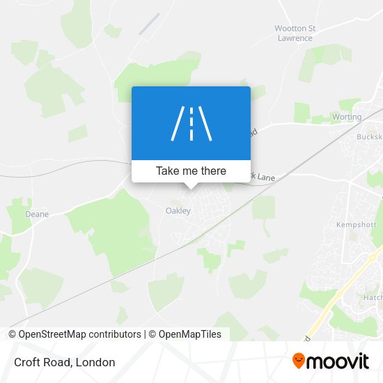 Croft Road map