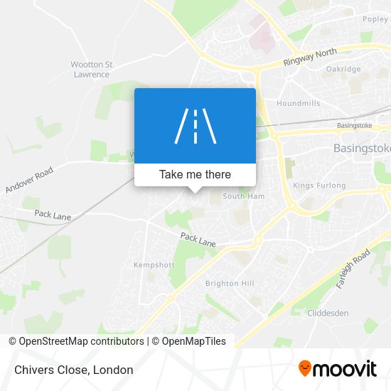 Chivers Close map