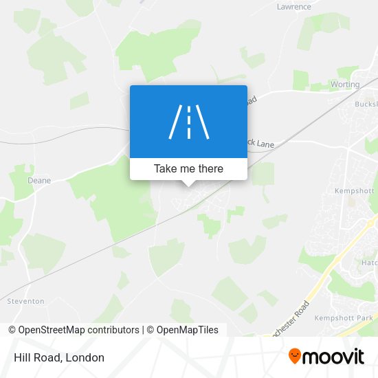 Hill Road map