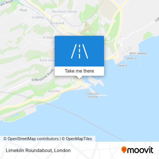 Limekiln Roundabout map