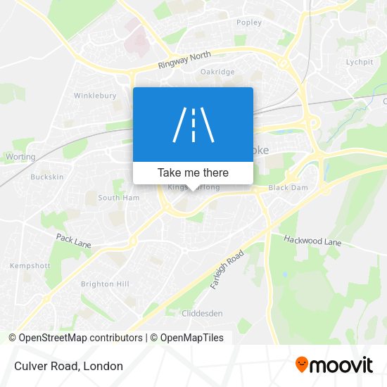 Culver Road map