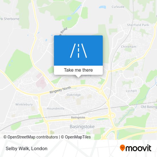 Selby Walk map