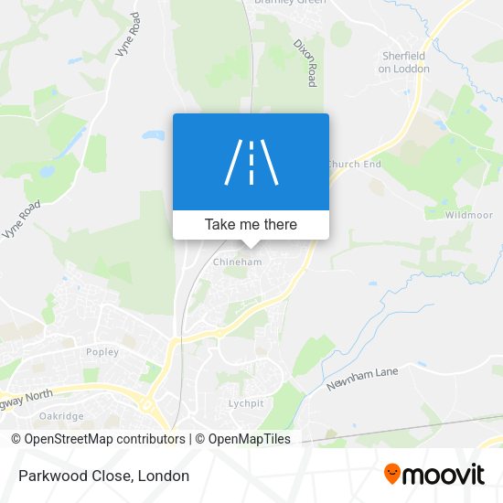 Parkwood Close map