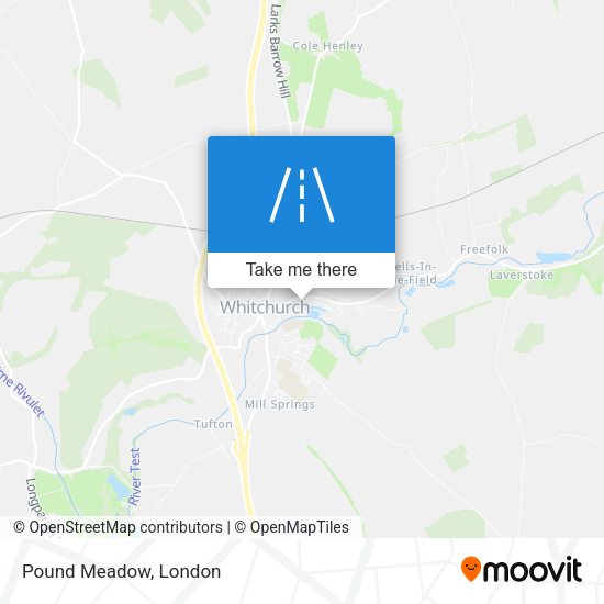 Pound Meadow map