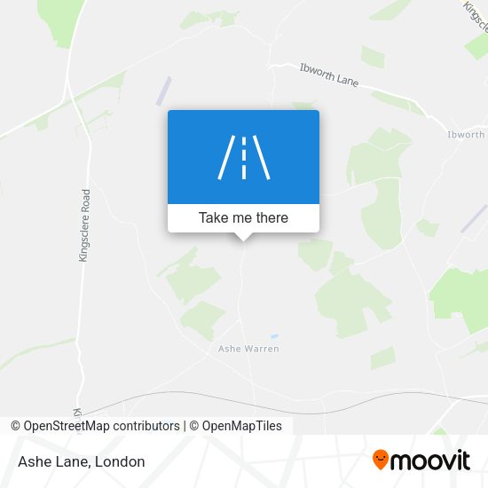 Ashe Lane map