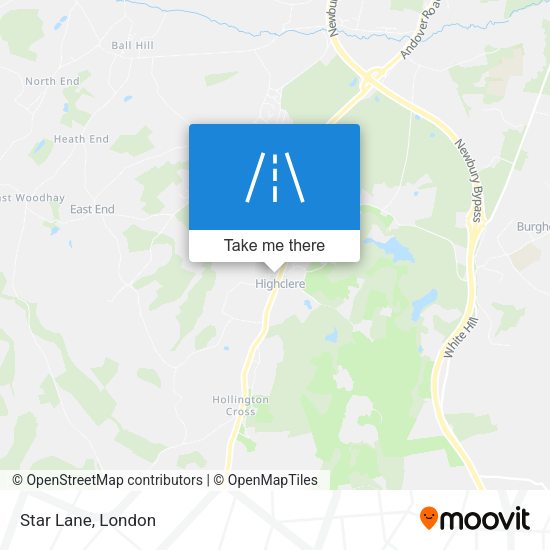 Star Lane map