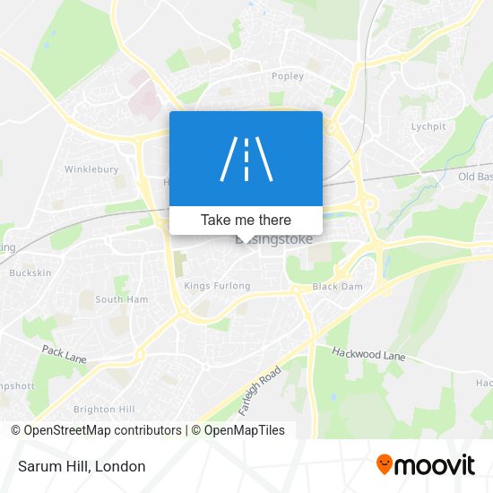 Sarum Hill map