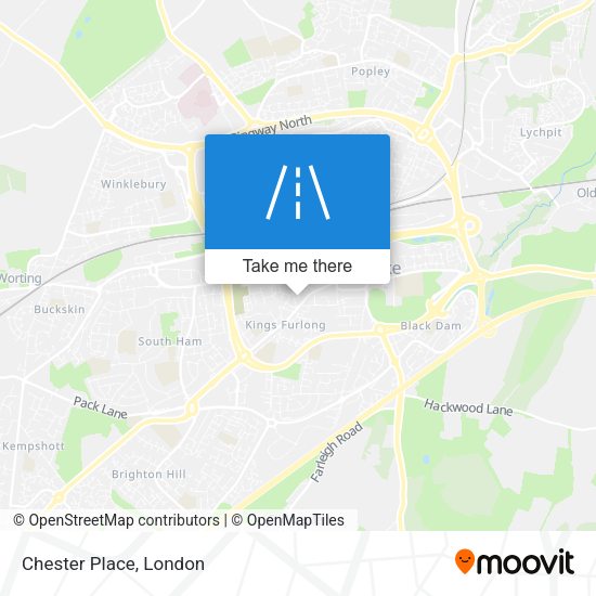 Chester Place map