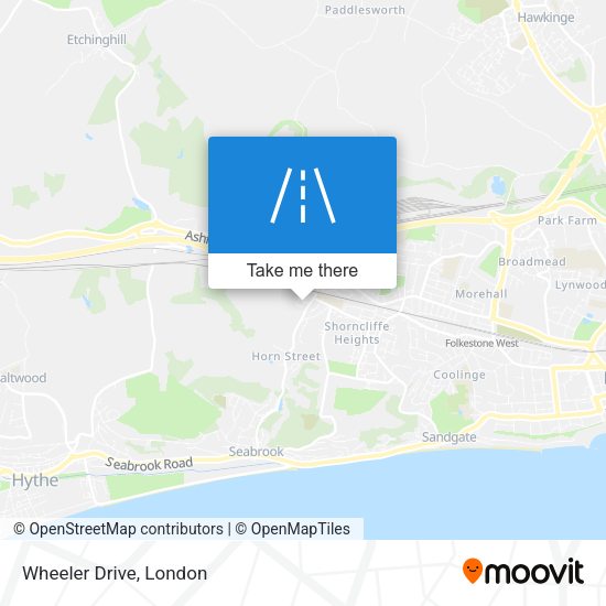 Wheeler Drive map