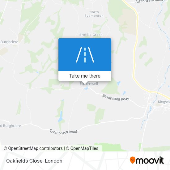 Oakfields Close map