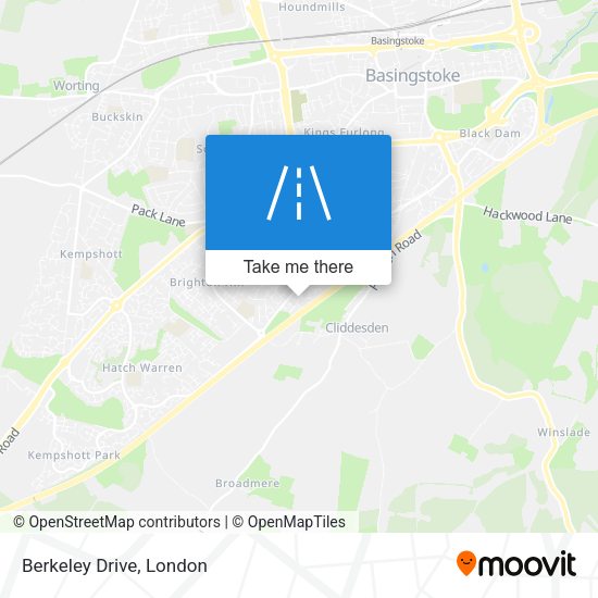 Berkeley Drive map