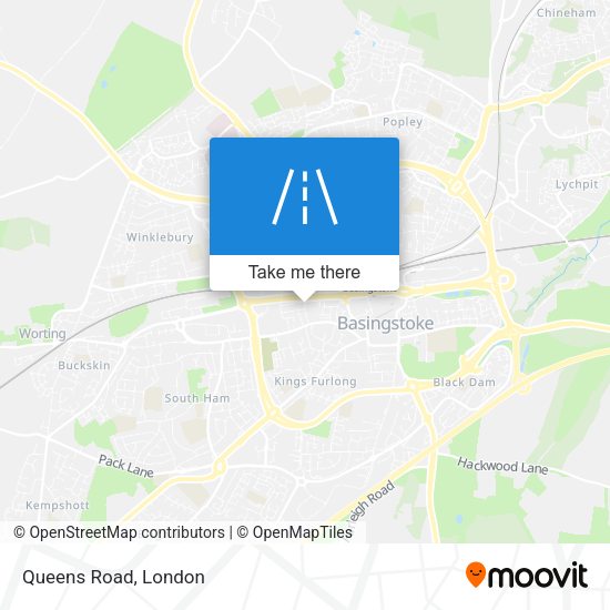 Queens Road map