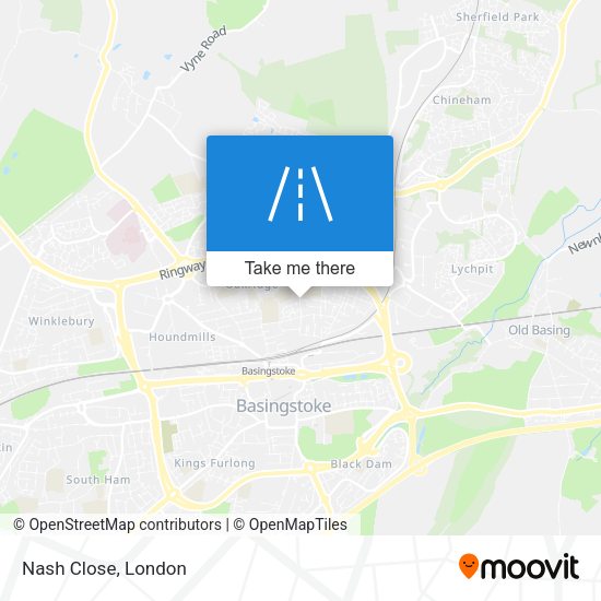 Nash Close map