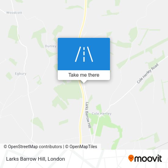 Larks Barrow Hill map