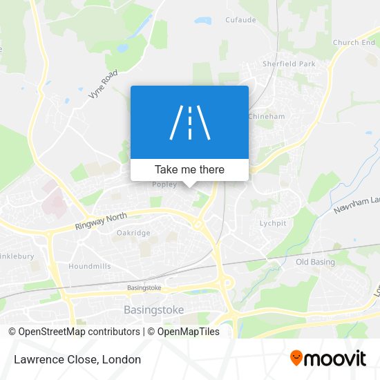 Lawrence Close map