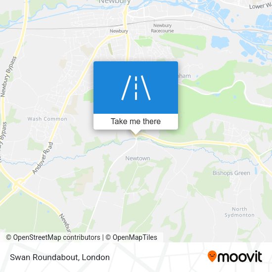 Swan Roundabout map