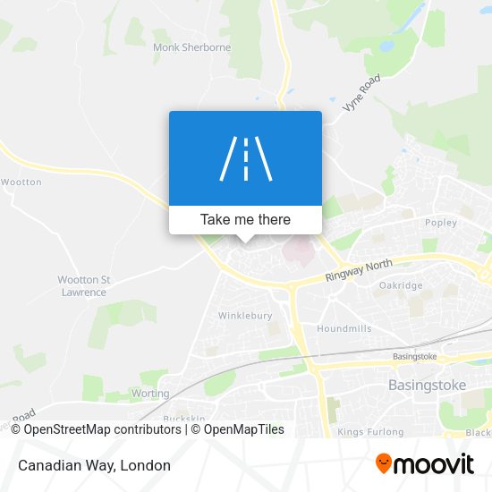 Canadian Way map