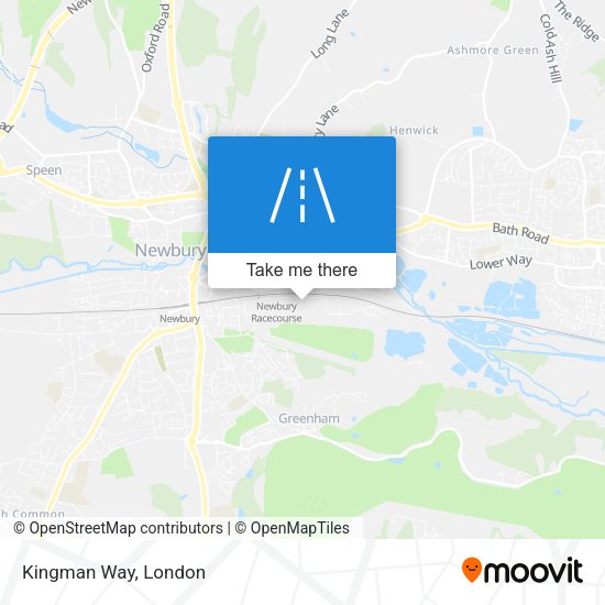 Kingman Way map